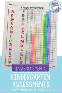 Track kindergarten progress through 16 engaging assessment printables! Featuring graphs for easy visualization, these tools help you monitor students' growth in letters, sounds, sight words, and numbers. Perfect for meetings, conferences, and sparking student excitement. Watch your kindergarten class thrive academically!