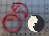 Cat Yin Yang 266-570 Cookie Cutter Set now available! Visit JB Cookie Cutters.com for thousands of custom baking supplies.