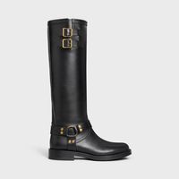 HIGH BOOT CELINE BIKER in CALFSKIN - VEGETAL TANNING