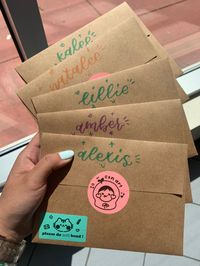 visit cxnart.com for cute stickers, stationery, and tote bags #cutecore #happymail #smallbiz #stickershop #stickers #kawaii #envelopes #smallbusiness #packaging