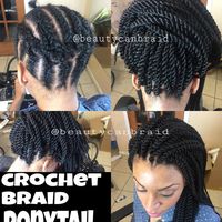 “Tutorial on how to do this is on my YouTube Chanel . Freetress braid single twist "large " 7 packs @ajamorgan ✈️✈️✈️✈️ from ATL JUST FOR THE STYLE .…”