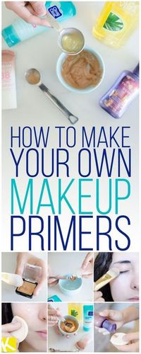 There are a lot of homemade face primers out there, but this one works best for me!