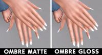 CLASSIC OMBRE FRENCH NAILS | URBAN |  XURBANSIMSX auf Patreon