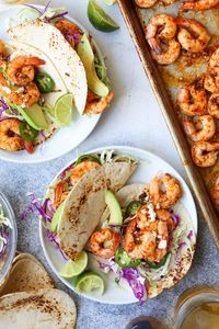 Sheet Pan Shrimp Tacos