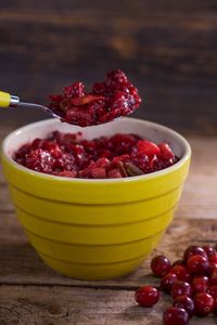 This make-ahead spicy cranberry apple relish keeps for up to two weeks.