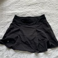 Lululemon Skirt; 4l; Brand New; Black; Never Used