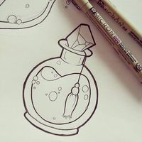 Image result for potion bottles drawing