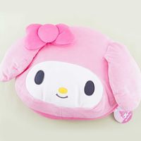 Add a dash of cuteness to your bed or couch with this mochiri or puffy cushion! This My Melody head pillow comes in a large size. A kawaii big My Melody head cushion Made of soft puffy material Dimensions: approx 450 x 270 x 130 mm / 17.72 x 10.63 x 5.12 inches Original licensed product from Sanrio Japan