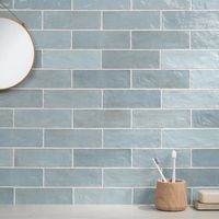 Portmore Sky 3x8 Glazed Ceramic Tile | Tilebar.com