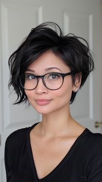 32 Hot Hairstyles For Women Wearing Glasses In 2024