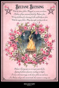 Discover the captivating world of Beltane with our Book of Shadows beautifully illustrated Beltane ritual pages, as well as Beltane correspondences and blank printable pages, allowing you to create a personalised spiritual record.