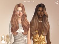 Prepare to be wowed by the Maryhelba Hairstyle at number 2v on this Sims 4 CC list! With its luscious, flowing waves and voluminous texture, this Sims 4 CC hair brings pure glamour to your Sims’ look. The sleek middle part adds a polished vibe, making it perfect for everything from casual elegance to red-carpet moments. I’ve tried it in my game, and it’s an instant favorite for creating refined styles! Plus, don’t miss out on the amazing Sims 4 CC packs included in this list—they’re game-changers!