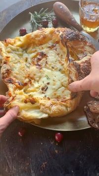 Baked Gruyère in Pastry with Rosemary and Garlic