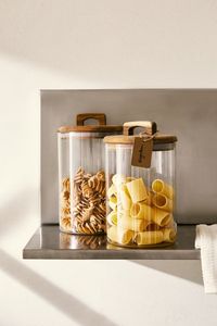 MEDIUM-SIZED WIDE STORAGE JAR - Light beige | ZARA United States