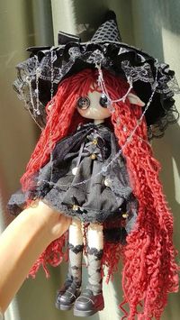 CUSTOM Ball-jointed Rag Doll Button-eyed Doll Handmade BJD Ooak Doll - Etsy New Zealand