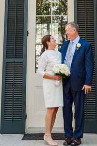 Carrie and David’s simple yet elegant elopement at the historic Terrell House in New Orleans was a beautiful celebration of love. Surrounded by close family and friends, the charm of the venue added warmth to their intimate ceremony. Capturing their special day amidst the timeless beauty of this iconic location was unforgettable. New Orleans elopement, Terrell House wedding, intimate ceremony, simple elegance, historic venue, wedding photographer, family celebration, timeless charm.