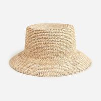 J.Crew: Pre-order Raffia Bucket Hat For Women