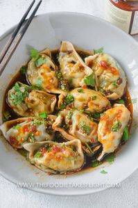 Homemade Vegetable Potstickers or Dumplings (Vegan Recipe) - The Foodie Takes Flight