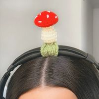 CROCHET PATTERN Mushroom Headphone Accessory Amigurumi Charm Bookmark Cute Easy Crochet Gamer Gift Pattern Instant Digital Download PDF - Etsy