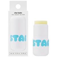 Star Balm is an ultra-cushiony, ultra-cute lip balm in four fun flavors. A little taste of Very Vanilla: sweet, soft, and dreamy. Star Balm delivers long-lasting hydration with the help of shea butter, cocoa butter, and coconut oil-a powerful combo that keeps lips soft, smooth, and moisturized. Like a hug for your lips, these silky lip balms are here to help soothe chapped skin and minimize dryness. Explore the Star Balm collection and find your favorite flavors: Starfruit, Very Vanilla, and