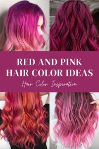 Dreaming about red and pink hair? This beautiful hair color is having its moment and we took the time to find some of the best examples on how to pull of this head-turning color combination.