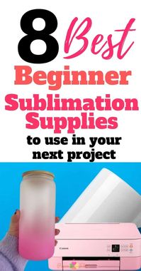 Sublimation crafting can be fun and easy with the right sublimation supplies. Here are a few that are perfect for beginners.