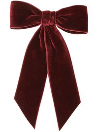 wine red silk velvet bow detailing pull-on style We've partnered with Good On You — an independent agency that rates how brands perform in relation to their impact on the planet, people and animals, with a multi-criteria rating simplified to a five points scale. In order to be awarded our conscious label, larger brands need to score a minimum of four out of five ('Good'), while smaller brands must score at least three out of five ('It's A Start'). This item comes from a brand rated three out of five ('It's A Start') by Good on You. Please note, this is a brand-level rating and does not guarantee that this product is made with conscious materials. Learn more about what makes a product Conscious on our Conscious Criteria page