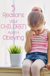 Are you frustrated because your children are not obeying? Here are 5 things that you might be doing to add to the frustration. Hint: and the solution for getting them to actually obey!