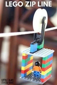 LEGO Zip Line Activity And Kid's STEM Challenge