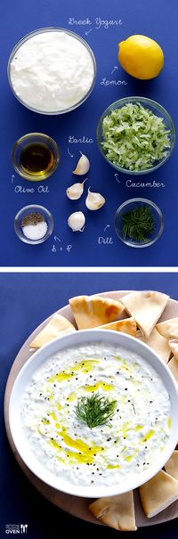 Learn how to make homemade tzatziki with this easy recipe! The recipe I have looks nothing like this one but this is way better than mine lol