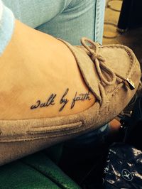 Tattoo ideas small walk by faith foot #shoes