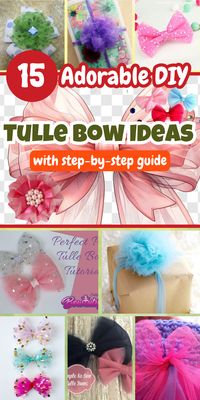 Add a touch of charm with these tulle bow ideas! They¡¯re easy to make and perfect for parties, gifts, or decor. Let¡¯s get crafty with tulle!