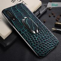 Phone Case For Huawei Honor Note 10 Mate 9 10 Pro P10 P20 Lite Nova 3 Car Holder Magnetic Suction Ring Bracket Crocodile Texture