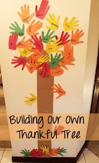 Thankful Tree #DIY #Thanksgiving #holidaycrafts #ThankfulTree