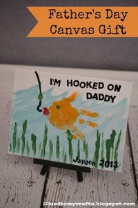 DIY Fathers Day Gifts under $20 - Fathers Day Canvas Gift idea