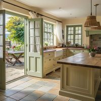 Charming Seaside Retreat: English Coastal Cottage Kitchen Inspiration — Coastal Cottage by Celeste