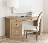 Livingston 57" Writing Desk with Drawers | Pottery Barn