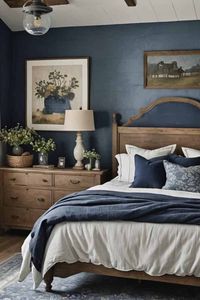 11 Soothing Blue Bedroom Ideas for a Serene Retreat - West Magnolia Charm