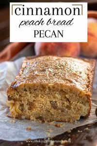 Cinnamon Pecan Peach Bread is a delicious blend of sweet and savory flavors, making it an ideal choice for breakfast, brunch, or a sweet afternoon snack. With a simple batter full of fresh juicy peaches, let’s take a look at what makes it so special. Best peach bread recipe.