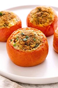 Hey there foodies! Treat yourself to a mouthwatering delight with my irresistibly cheesy stuffed tomato recipe! Bursting with flavor, these juicy tomatoes are filled with a mixture of fresh herbs. Perfectly baked to perfection, this dish will surely impress your guests and satisfy your cravings. From garden to table, this recipe is a celebration of flavors that will leave you craving for more. Don't forget to save this pin for your next cooking adventure!