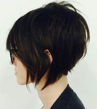 Pinner said: Stacked Haircut - Pixie Hairstyle... I love this, much like my cut now (minus the bangs since I just grew them back out).