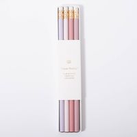 High quality pencil with eraser. The pencils are sold as a set of 4 different colours. Great for school and at home.