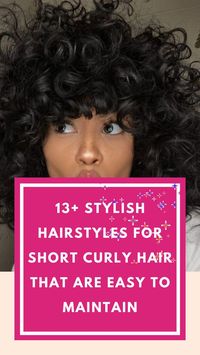 If you are one of the curly goddesses, we have prepared for you stylish hairstyles for short curly hair you can maintain easily and look gorgeous.