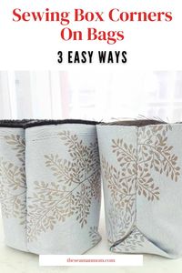 Wondering how to give design, depth, shape and volume to all your bags? Simply create a flat bottom! Here you’ll learn 3 easy peasy ways for sewing box corners!