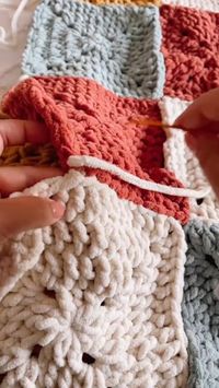 More Fall Crochet Inspiration!  This time in the form of a granny square blanket!  You have to make one of these!  Use chunky blanket yarn, make the granny squares and then just sew them together!  How easy is that?  Get some blanket yarn from the Amazon Link!  Video Credit: cjdesignblog on Tiktok!