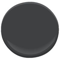 Benjamin Moore Black Panther - a deep charcoal