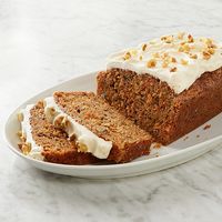 I’m checking out a delicious recipe for Carrot Cake Loaf with Cream Cheese Frosting Recipe from Kroger! 