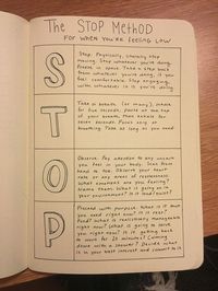 The STOP Method... when you’re feeling low.