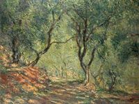 'Olive Grove in the Moreno Garden, 1884' Giclee Print - Claude Monet | Art.com