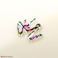 SABIR-صابر-Calligraphy-Names-Calligrahy Urdu Names